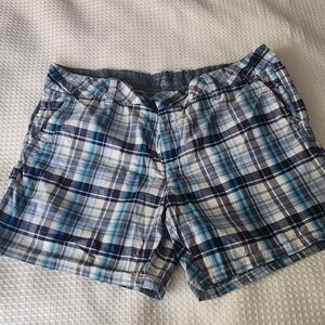 G.H. Bass & Co. Blue and White Plaid Shorts